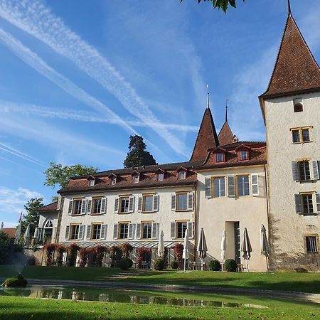 Hotel Schloss Münchenwiler Murten Exterior foto