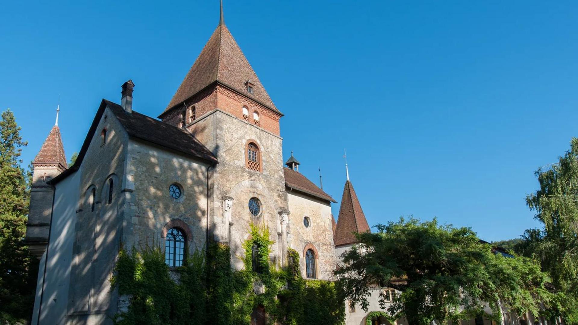 Hotel Schloss Münchenwiler Murten Exterior foto