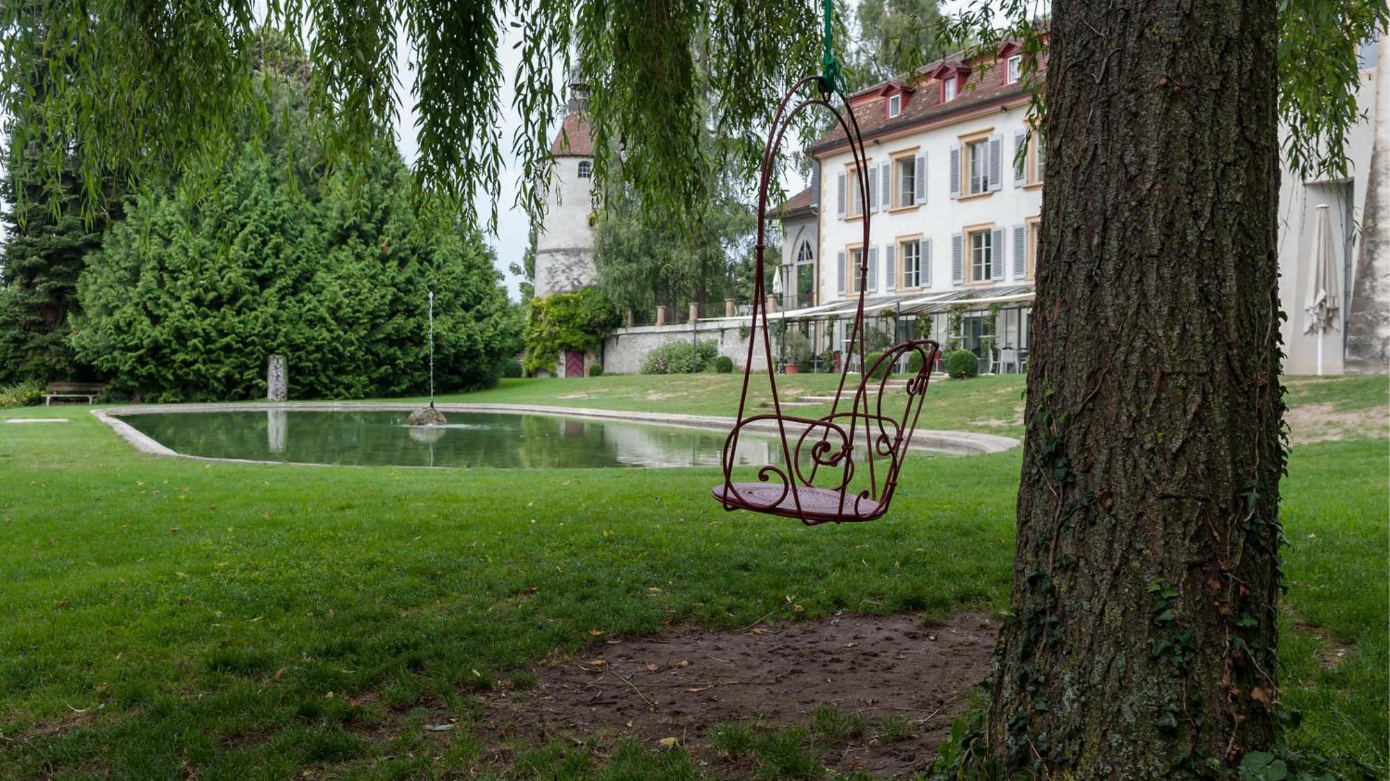 Hotel Schloss Münchenwiler Murten Exterior foto