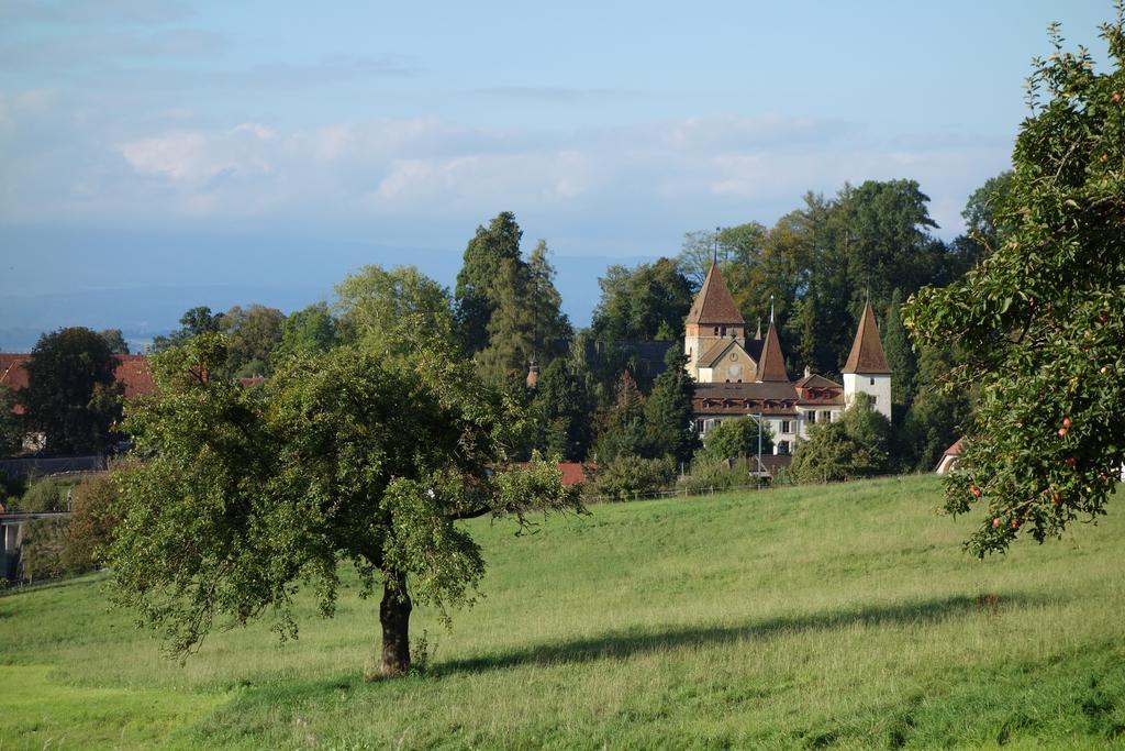 Hotel Schloss Münchenwiler Murten Exterior foto